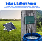 Solar Drip Kit - 7 Timing, 30 Modes, 32.8FT Automatic Watering Irrigation System Set for Garden