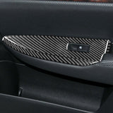 Carbon Fiber For Subaru Legacy Outback 2010-2014 Door Window Lift Switch Panel Cover Trim Decal Interior Parts