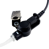 High-Quality Walkie Talkie Earphones with Long Clip PTT and Air Duct - Compatible with Baofeng