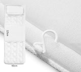 Washable Striped Bath Pillow with 3D Bathtub Cushion and Suction Cups for Non-slip Comfortable Bathing