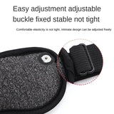 USB magnetic absorption heat sleep shading blindfold travel portable electric heating the fever that shield an eye patch
