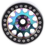 4Pcs Aluminum Alloy Metal 1.9Inch Beadlock Wheel Rims Hubs For 1/10 AXIAL SCX10 D90 RC Crawler Upgrade Parts Accessories