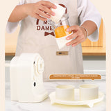 Household Portable Electric Shaved Ice Machine with Smoothie Crusher and Cube Tray