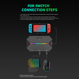 G6L Wired Keyboard Mouse Converter Adapter for Xbox One PS3 PS4 Game Console