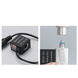 Stainless Steel Aquarium Regulator with Single/Double Pressure Gauge and Triple Filter Element - Solenoid Valve, EU/US Plug
