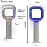 Woods Lamp For Skin Analyzer Machine Ultraviolet Lamp UV Skin Examination Beauty Test Facial Magnifying Analysis Vitiligo Lamp