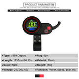 36V 48V 500W/750W 22A Bike Controller with LCD Display Thumb Throttle for Ebike Electric Scooter