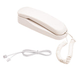 Mini Desktop Corded Lande Phone Fixed Telephone Wall Mountable Supports Mute/ Pause/ Redial Functions for Home Hotel Office