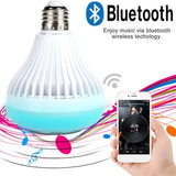 E27 Wireless Bluetooth Speaker +12W RGB Bulb LED Lamp 110V 220V Led Light Music Player Audio with Remote Control Smart Electronics
