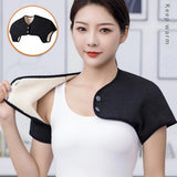 Portable Warmer Wrap Support Back Protector Brace Pad Breathable Absorbs Shoulder Chronic Iammation Pain Relief