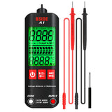 BSIDE A1 Mini Multimeter LCD Digital Tester Detector 2000 Counts DC/AC Voltage Frequency Resistance NCV Continuity Live