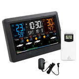 Tuya WIFI Smart Station - Indoor/Outdoor Temperature & Humidity Meter, Weather Forecast, Multifunctional Alarm Clock.