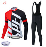 Cycling jersey plus velvet warm long sleeves