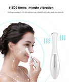 Electric Enhance Product Absorption Vibration Eye Massager for Dark Circles Eye Bags and Puffiness Under Eyes