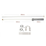 Retevis MA02 High Gain Fiberglass Omnidirectional Antenna for Repeaters (144/430MHz)