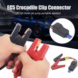 12V Jump Starter Smart EC5 Plug Connector Car Emergency Start Power Cable Anti Reverse Alligator Clip for 1.5-6L