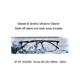 450ML 30W ultrasonic cleaner for glasses eyeglasses jewelry watch cleaning