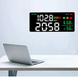 Sound Level Reader High Accuracy Temperature Humidity Measurement Decibel Meter 30 To 130dB Time Display for Home