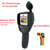 New Released HT-19 Handheld Thermal Imager Detector Camera Infrared Temperature Heat with Storage Match Seek/FLIR Thermal