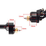 Brass Complete Front And Rear Portal Axle Set For 1/24 RC Crawler Car Axial SCX24 Gladiator JLU Bronco C10 Deadbolt