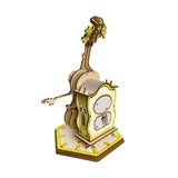 3D Puzzle Cello Wooden Model Kit With Music Box For Adult Hobbyists And DIY Enthusiasts