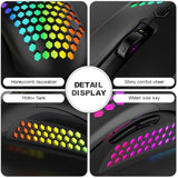 2024Wired Gaming 7 Buttons RGB Light Cellular Optical USB Mouse Game Mice For PC Computer Laptop accessorie