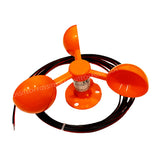 100KM/H Sensor Anemometer Φ14CM DIY Three Cup Type Measurement 0-2V Speed Tester Wind Power Detector