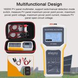 1600W Photovoltaic Multimeter Solar Panel MPPT Tester Open Circuit Maximum Power Point Voltage LCD Display with Backlight