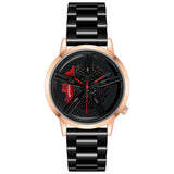 Men's Wheel Quartz Steel Belt Waterproof