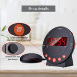 Powerful Vibrating Clock with Adjustable Features - USB LED Digital Display