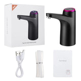 Automatic Electric Water Gallon Pump 19 Liters Drink Dispenser for Kitchen Office Outdoor USB Rechargeable