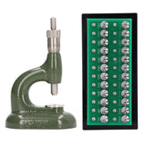 Repair Press Set Watch Back Case Closer Watchmaker Jewelg Tool Aluminum Alloy Green with 48Pcs Dies