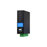 Din Rail 2CH ports RS485 to RJ45 Serial Server modbus gateway PoE optional Channels Operation Dual Ethernet