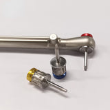 Foshan dental implant surgical manual kit implant tool with 16 screw drivers dental implant torque wrench