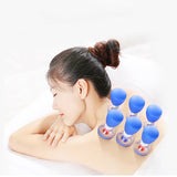 Newest 6pcs Haci 5 Elements Needle Bipolar Strong Vacuum Acupuncture Suction Cupping Set Magnetic therapy