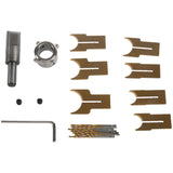 16Pcs Carbide Ball Blade Woodworking Milling Cutter Molding Tool Beads Router Drills Bit Set 14-25Mm