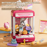 Claw Machine Toy, Party Clip Doll Gashapon Machine, Home Light And Music Two Power Supply Modes