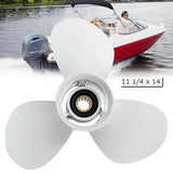 10X Boat Outboard For Yamaha 25-60HP 11 1/4 X 14 Marine Propeller 13 Spe Tooth 663-45958-01-EL
