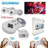 SF900 Retro Video Consoles with 2 Game Controllers Gamepad 2.4G Wireless Receiver 4700 Games For Super Nintendo SNES NES