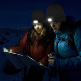 Outdoor Sport Knitted Light LED Hat Flashlight Headlight Headlamp Windproof Hats for Climbing Cycg Camping Head Lamp Item