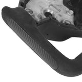 Car Steering Wheel Ergonomic Yoke Steering Wheel with Side Carbon Fiber Trims for Auto Replacement for Tesla Model 3 Y 2018+