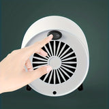 1pc, Portable Mini Electric Heater, Office Desktop Small Heating Fan, Household Electric Heater Student Dormitory Heater, For Home Office School Thanksgiving Halloween Christmas Gift Fall Winter Essential