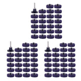 75PCS 2 Inch 50Mm Quick Change Easy Strip & Clean Discs Purple For Paint Rust Removal Surface Prep With 3 Holder