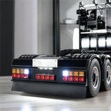 For Scania R620 R470 LED Square Rear Signal Light Set W/ Rear Bumper for Tamiya All 1/14 Man Scania DIY Modified Car Parts