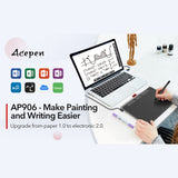 9x5 inches Graphics Drawing Tablet Ultra-thin Art Creation Sketch with Battery-free Stylus 8 Pen Nibs 8192 Levels Pressure