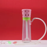 CRUSHER Portable Car LED Hookah Smoking Cup Plastic Grass Pipes For Party Travel кальян Narguile complete Cachimbas Kit