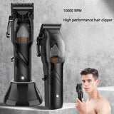 Resuxi New 10000 RPM High-speed Clipper Salons, High-power Men's Electric Hair Clippers for Home Use