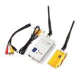 1.2Ghz 1.2G 8CH 1500Mw Wireless AV Sender TV Audio Video Transmitter Receiver Combo for QAV250 250 FPV RC(A)