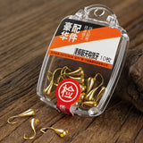 10Pcs Corrosion Resistant High Strength Crank Rust-proof Compact Hooks Multipurpose Fishing Tackle