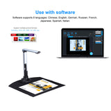 BK52 Portable Book & Document Camera Capture A3 HD USB 2.0 Scanner with LED Light for ID Cards Passport Boo Watermark